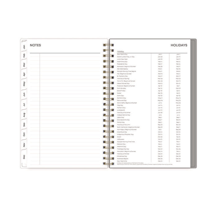 Sophie Frosted Weekly/Monthly Planner, Floral Artwork, 8 x 5, Multicolor Cover, 12-Month (Jan to Dec): 2026