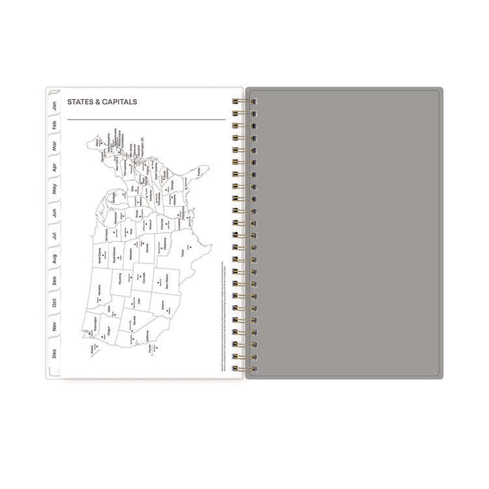 Sophie Frosted Weekly/Monthly Planner, Floral Artwork, 8 x 5, Multicolor Cover, 12-Month (Jan to Dec): 2026