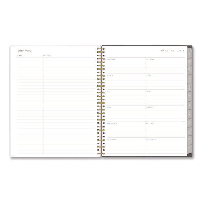 Kelly Ventura Midnight Garden Weekly/Monthly Planner, Floral Artwork, 11 x 8.5, Multicolor Cover, 12-Month (Jan to Dec): 2026