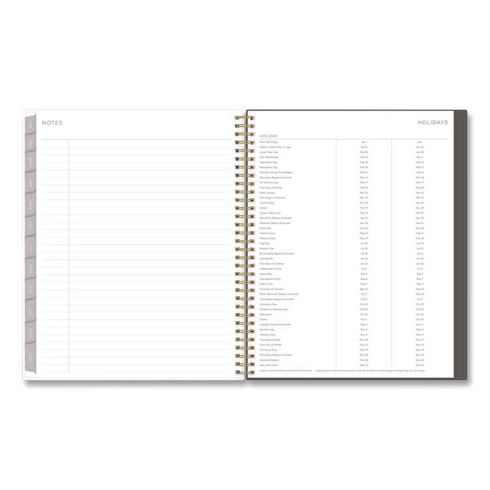 Kelly Ventura Midnight Garden Weekly/Monthly Planner, Floral Artwork, 11 x 8.5, Multicolor Cover, 12-Month (Jan to Dec): 2026