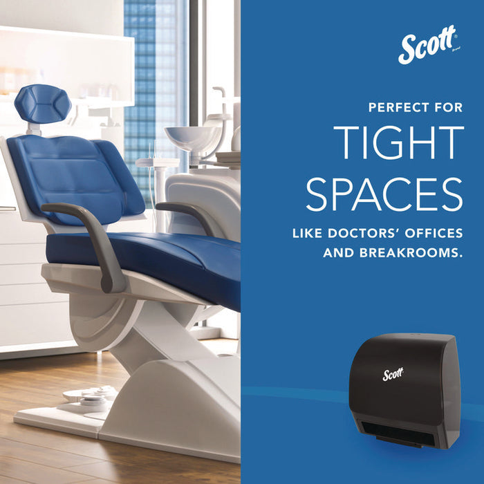 Slimroll Electronic Towel Dispenser, 12.35 x 7.25 x 11.8, Black