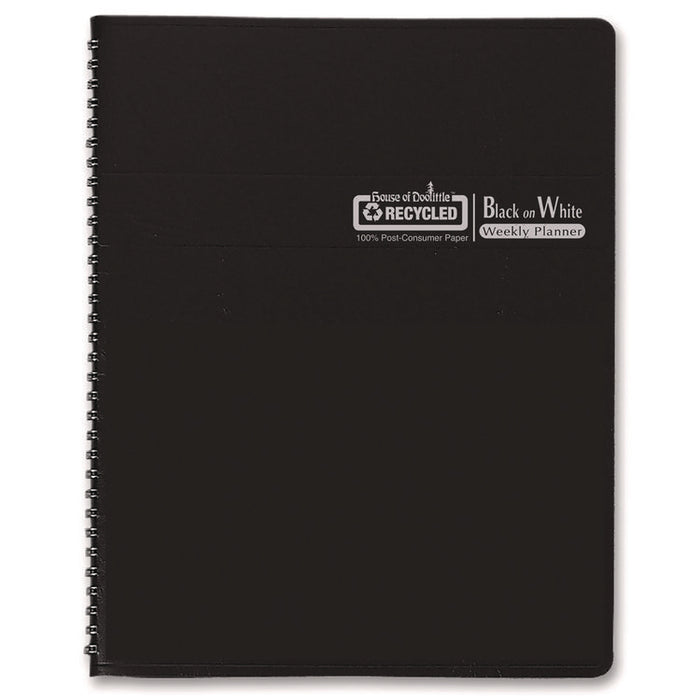Black-on-White Photo Weekly Appointment Book, Landscape Photography, 11 x 8.5, Black Cover, 12-Month (Jan to Dec): 2026