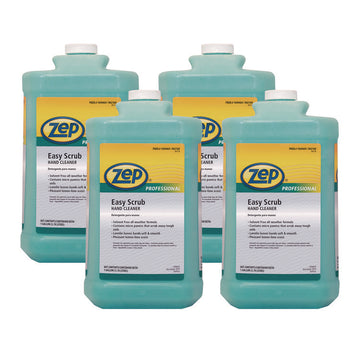 Industrial Hand Cleaner, Easy Scrub, Lemon Scent, 1 gal Bottle, 4/Carton