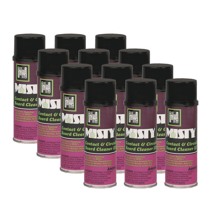 Contact and Circuit Board Cleaner III, 16 oz Aerosol Spray, 12/Carton