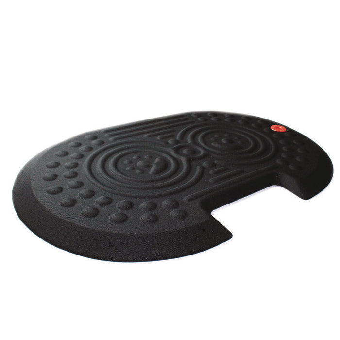 AFS-TEX 2000X Anti-Fatigue Mat, Oval, Black Anti-Slip Surface, 16" x 24"