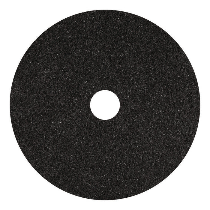 Stripping Pad, 15" Diameter, Black, 5/Carton