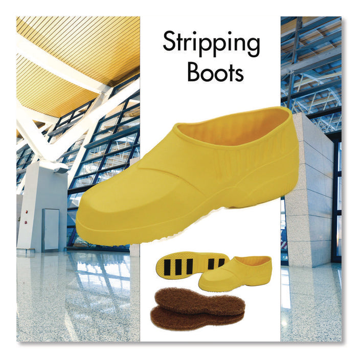 Stripping Boots, Size Large, Yellow, 2/Pack