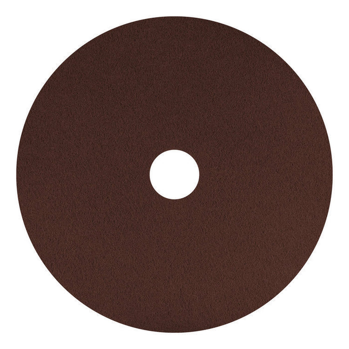 EcoPrep EPP Specialty Pad, 15" Diameter, Maroon, 10/Carton