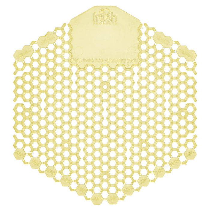 Wave 3D Urinal Deodorizer, Citrus Scent, Yellow, 10/Box