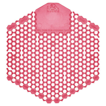 Wave 3D Urinal Deodorizer, Spiced Apple Scent, Red, 10/Box