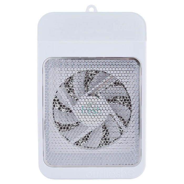 ourfreshE Dispenser, 2.71 x 4.19 x 6.68, White, 6/Carton
