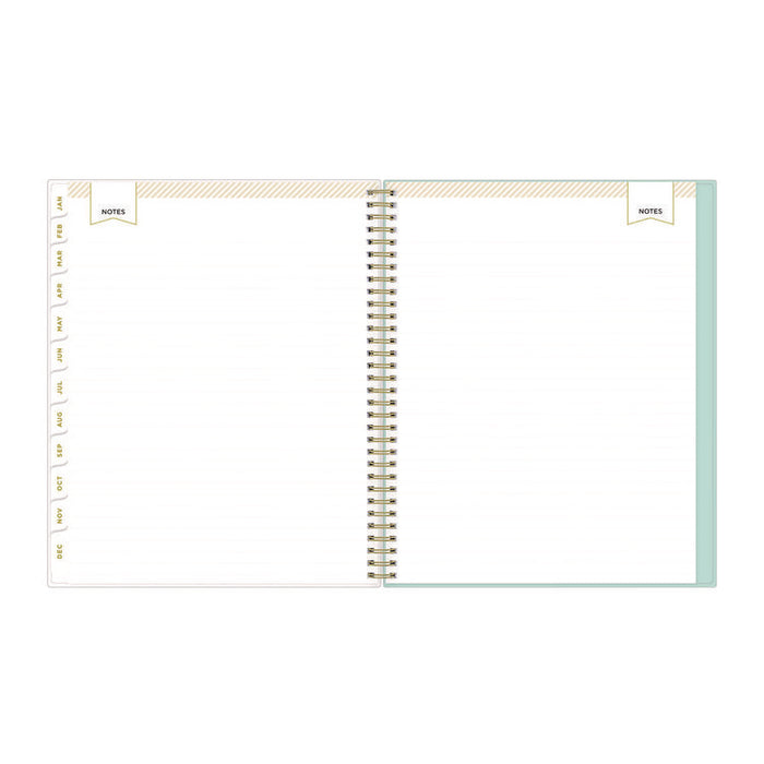 Day Designer Secret Garden Mint Frosted Weekly/Monthly Planner, Floral Artwork, 11 x 8.5, 12-Month (Jan to Dec): 2026