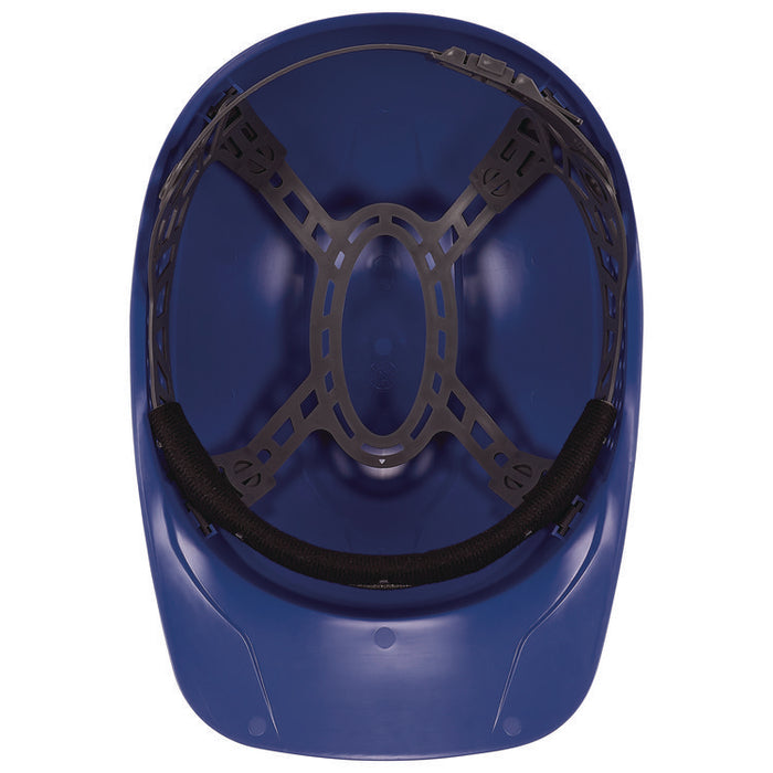 Skullerz 8951 Vented Hard Shell Bump Cap, Short Front Brim, One Size Fits Most (6.13 to 8), Blue