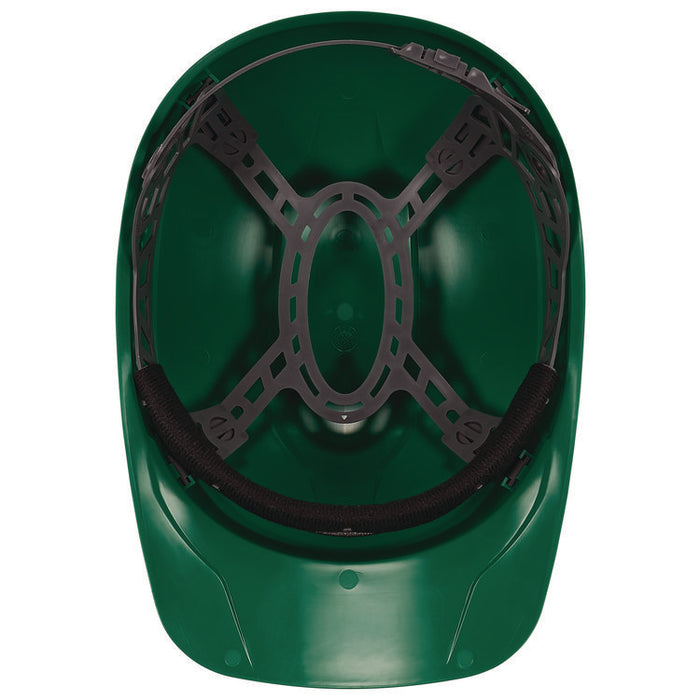 Skullerz 8952 Hard Shell Bump Cap, Short Front Brim, One Size Fits Most (6.13 to 8), Green
