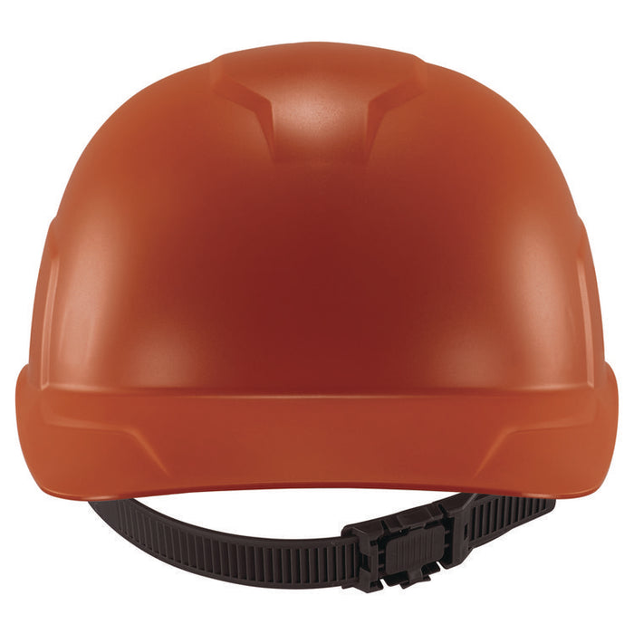 Skullerz 8952 Hard Shell Bump Cap, Short Front Brim, One Size Fits Most (6.13 to 8), Orange