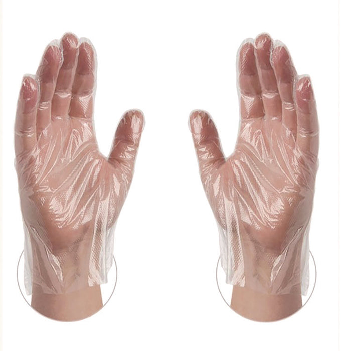 Polyethylene Food Safe Industrial Gloves, Powder-Free, Large, Clear, 500/Box