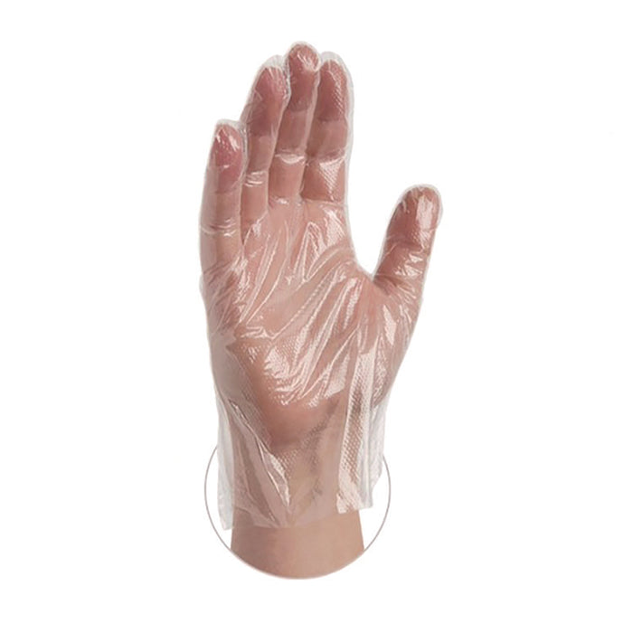 Polyethylene Food Safe Industrial Gloves, Powder-Free, Large, Clear, 500/Box
