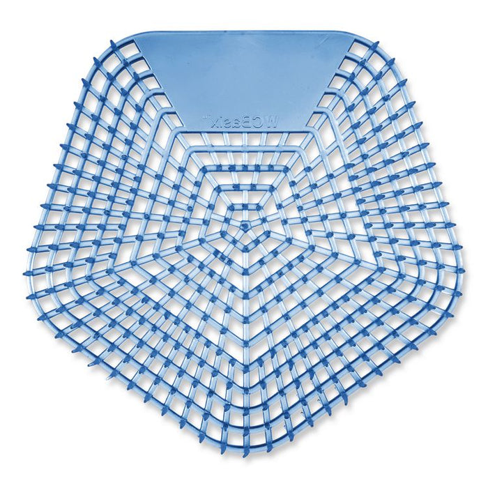 Anti-Splash Urinal Screen, Clean Cotton Scent, Blue, 0.11 oz, 10/Box