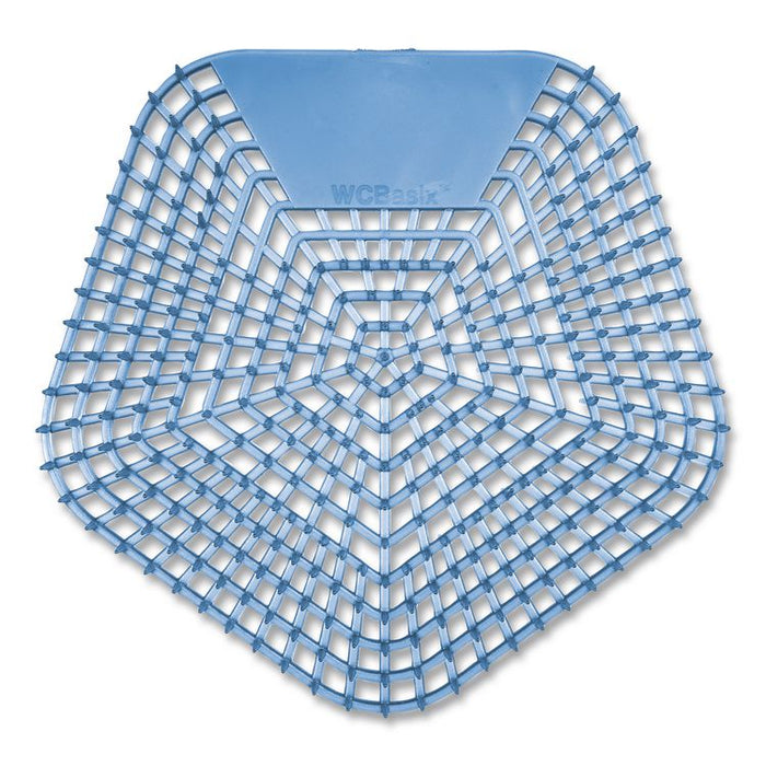 Anti-Splash Urinal Screen, Clean Cotton Scent, Blue, 0.11 oz, 10/Box