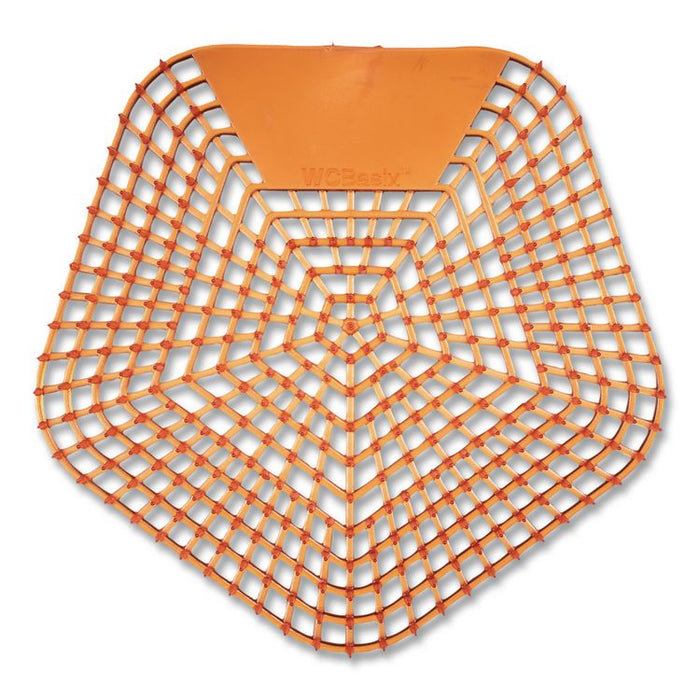 Anti-Splash Urinal Screen, Mango Mist Scent, Orange, 0.11 oz, 10/Box