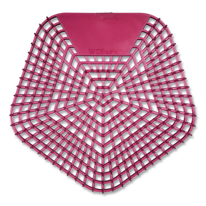 Anti-Splash Urinal Screen, Apple Cinnamon Scent, Red, 0.11 oz, 10/Box