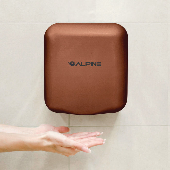 Hemlock Commercial Automatic 120V Hand Dryer, 6.68 x 11.41 x 12.31, Copper
