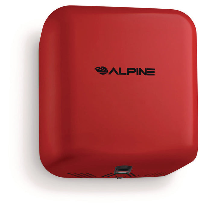 Hemlock Commercial Automatic 120V Hand Dryer, 6.68 x 11.41 x 12.31, Red