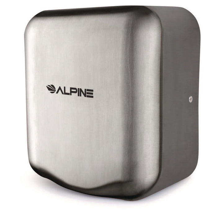 Hemlock Commercial Automatic 120V Hand Dryer, 6.68 x 11.41 x 12.31, Silver