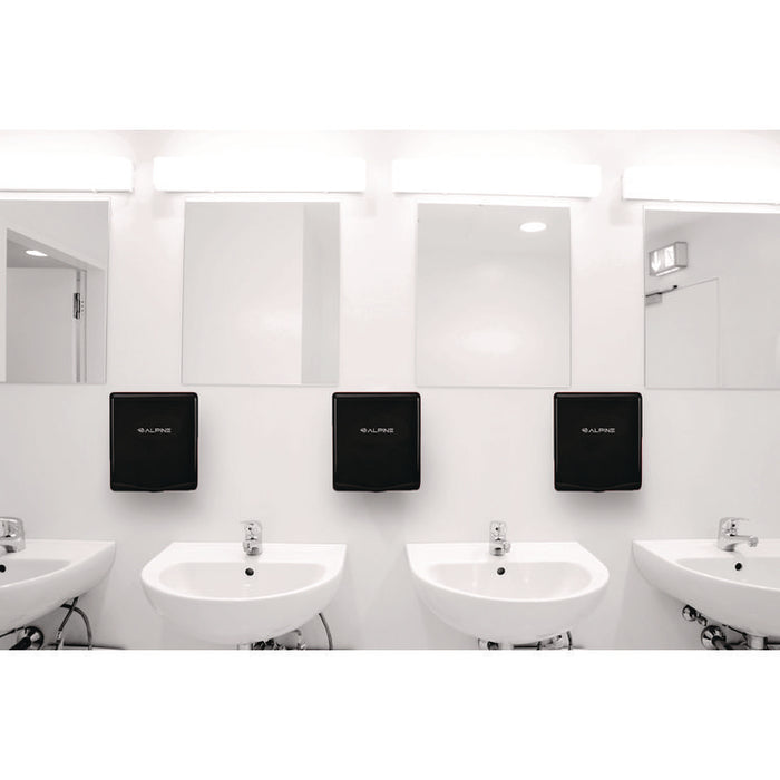 Willow Commercial 120V Automatic Hand Dryer, 3.93 x 11.25 x 12.63, Black