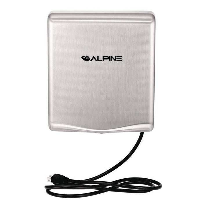 Willow Commercial 120V Automatic Hand Dryer, 3.93 x 11.25 x 12.63, Silver