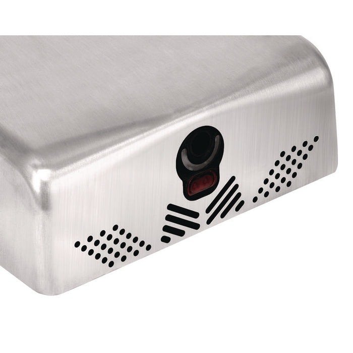Willow Commercial 120V Automatic Hand Dryer, 3.93 x 11.25 x 12.63, Silver