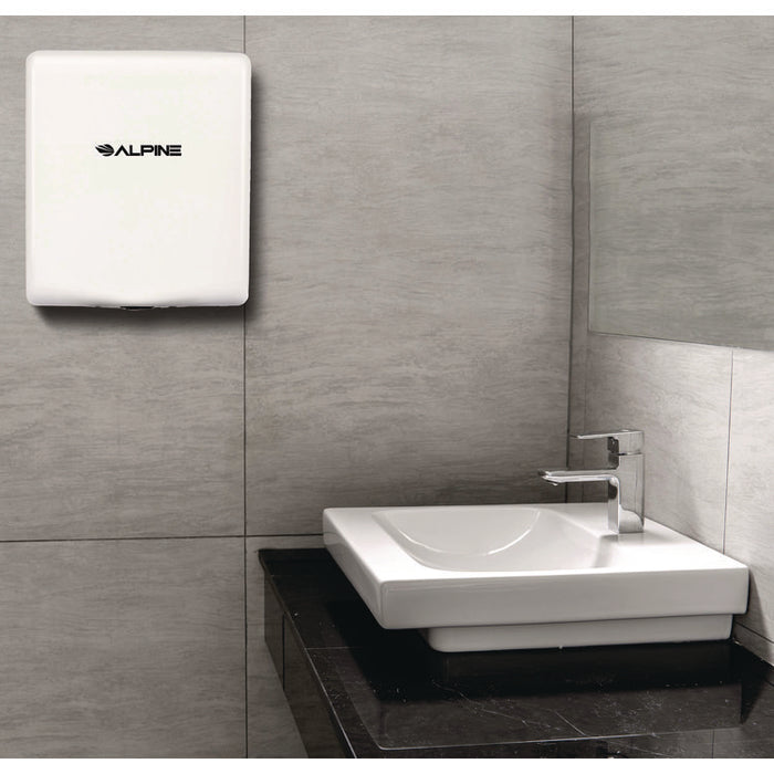 Willow Commercial 120V Automatic Hand Dryer, 3.93 x 11.25 x 12.63, White