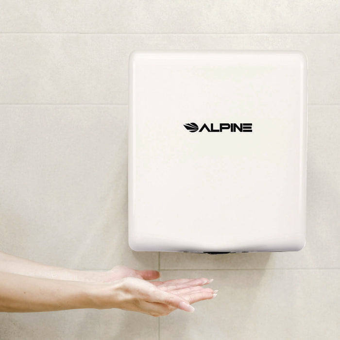 Willow Commercial 120V Automatic Hand Dryer, 3.93 x 11.25 x 12.63, White