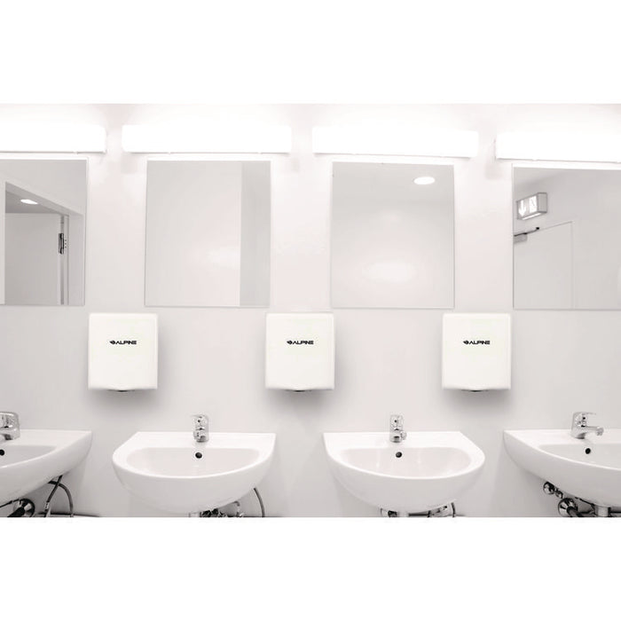 Willow Commercial 120V Automatic Hand Dryer, 3.93 x 11.25 x 12.63, White