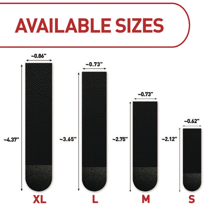 Damage-Free Hanging Picture Hanging Strip Pairs, Holds up to 5 lb, Black, 4/Pack