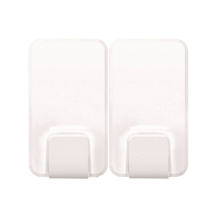 X-large Utility Hooks, Plastic, White, Supports 15 lb, 2/Pack