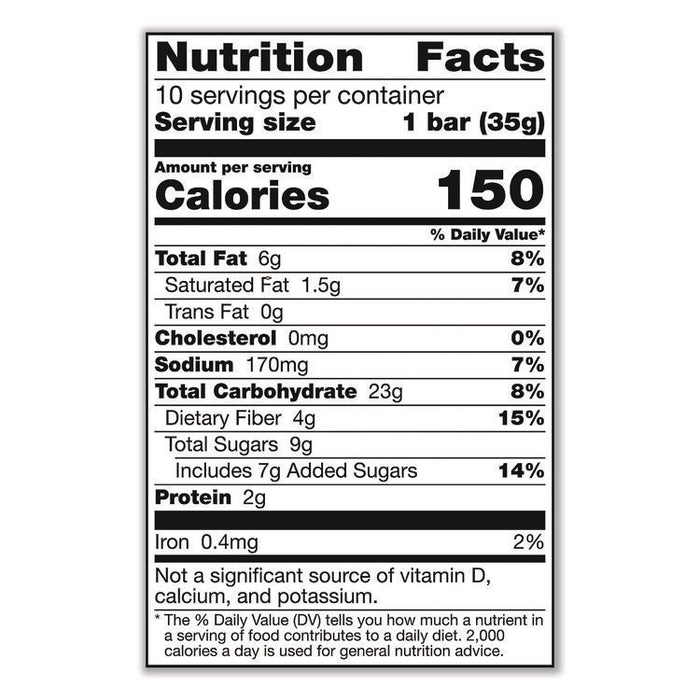 Blueberry Soft-Baked Muffin Bar, 1.24 oz Bar, 12/Box