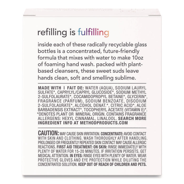 Refill + Reuse Foaming Hand Soap Refill Kit, Sea Minerals Scent, (2) 1 oz Refill Bottles, 10 oz Dispenser Bottle