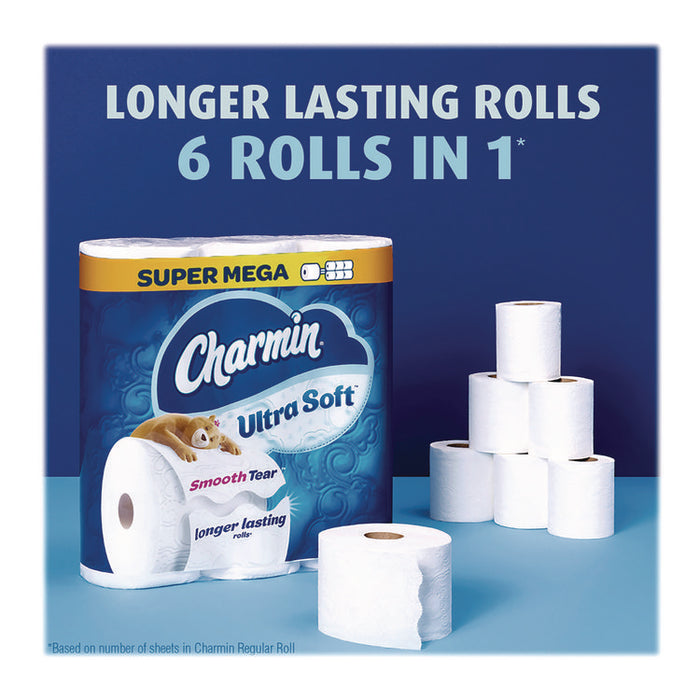 Ultra Soft Bathroom Tissue, Septic Safe, 2-Ply, White, 336 Sheets/Roll, 12 Rolls/Pack