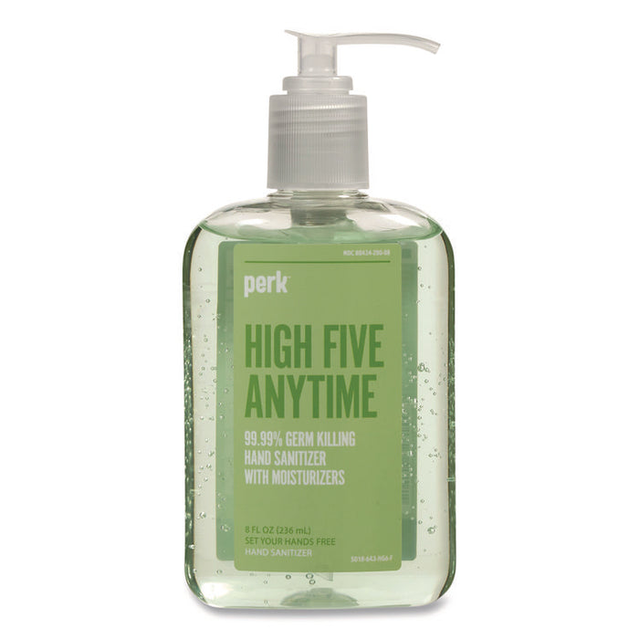 Instant Gel Hand Sanitizer with Moisturizers, 8 oz Pump Bottle