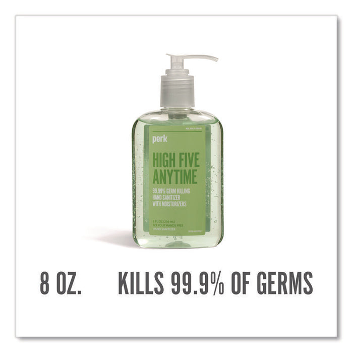 Instant Gel Hand Sanitizer with Moisturizers, 8 oz Pump Bottle