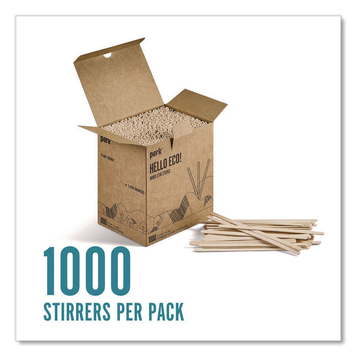 Wood Stirrer, 5.5", 1,000/Pack