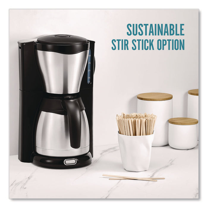 Wood Stirrer, 5.5", 1,000/Pack