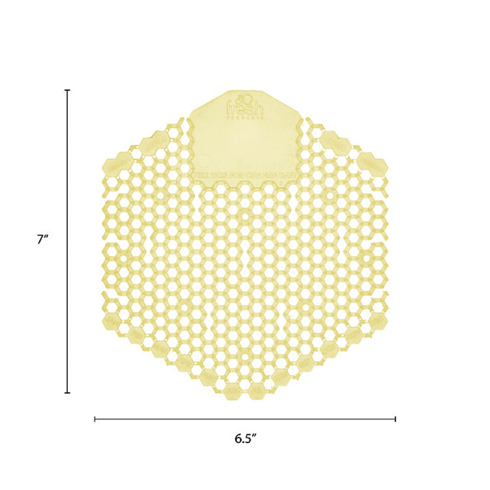 Wave 3D Urinal Deodorizer, Citrus Scent, Yellow, 10/Box