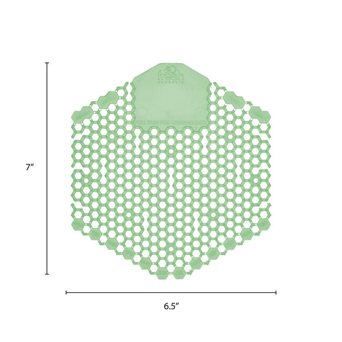 Wave 3D Urinal Deodorizer, Cucumber Melon Scent, Green, 10/Box