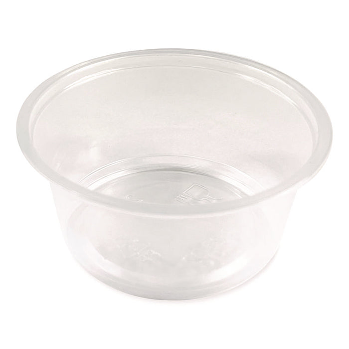 Souffle/Portion Cups, 3.25 oz, Plastic, Translucent, 2,500/Carton