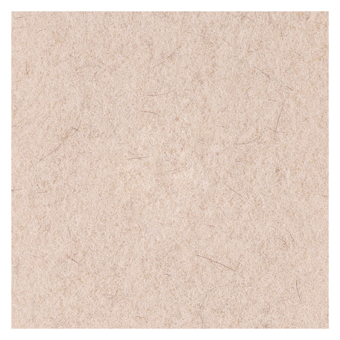 Natural Hog Hair Burnishing Floor Pads, 21" Diameter, Tan, 5/Carton