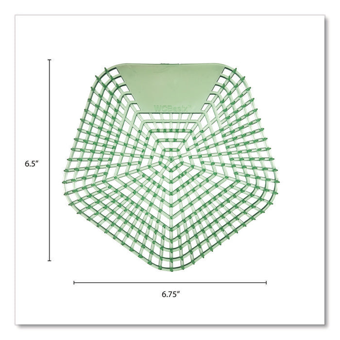 Anti-Splash Urinal Screen, Cucumber Twist Scent, Green, 0.11 oz, 10/Box