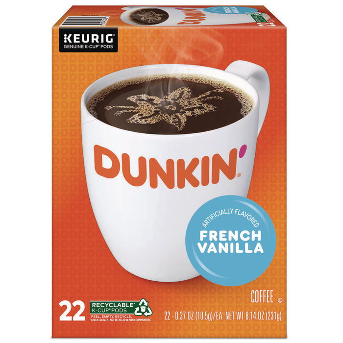 K-Cup Pods, French Vanilla, 22 Pods/Box
