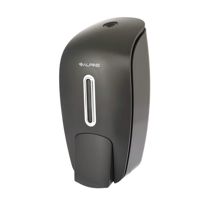 Surface Mounted Soap and Hand Sanitizer Dispenser, 27 oz, 4.1 x 4.6 x 9.6, Gray